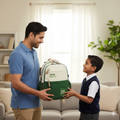Cute Simple Casual Backpack (Green)