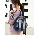 Nylon Durable Waterproof Casual Shoulde Backpack (Blue)