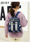 Nylon Durable Waterproof Casual Shoulde Backpack (Blue)
