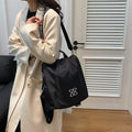 Women Large Capacity Outdoor Tote Bag  (Black)