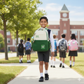 Cute Simple Casual Backpack (Green)