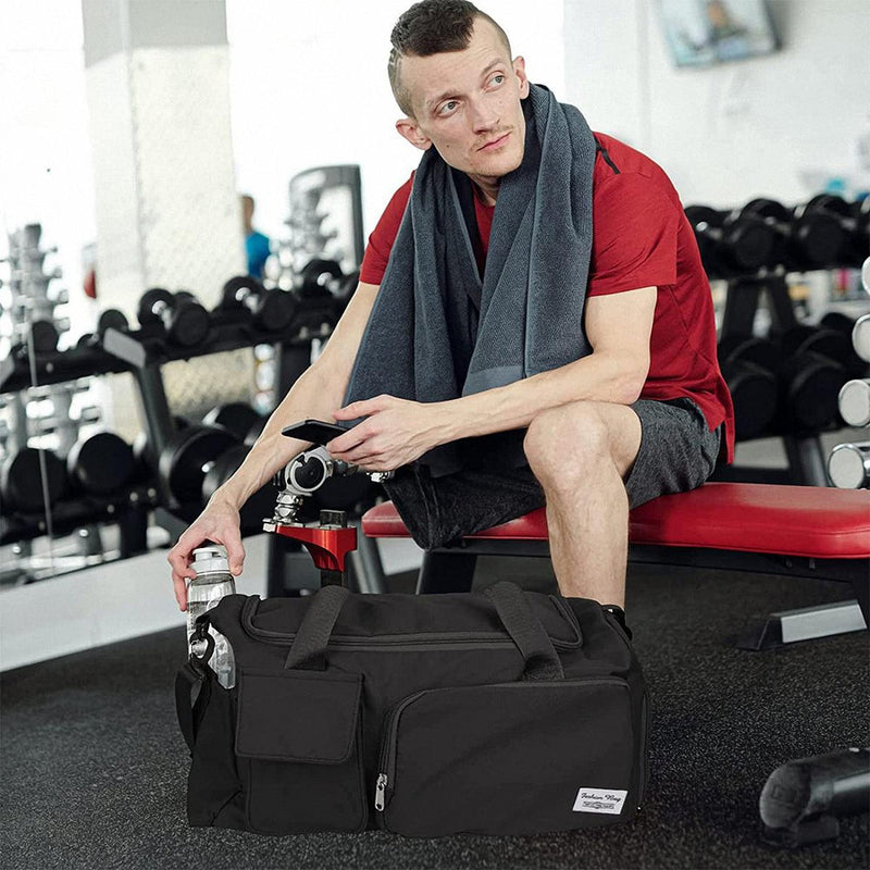 Women’s Large Capacity Travel & Gym Bag (Black)
