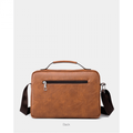 Men's Pu Leather Shoulder Bag (Brown shape)