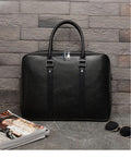 Men’s Leather Business Messenger Laptop Briefcase