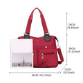 Women's Handbag Solid (Red)