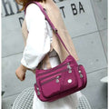 Women’s Crossbody Shoulder Bag (Purple)