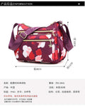 Korean Sports Travel Shoulder Bag (Light Maroon)