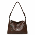 Stylish Practical Large Capacity Crossbody Bag (Coffee)