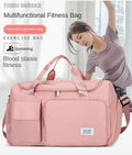 Women’s Large Capacity Travel & Gym Bag (Pink)