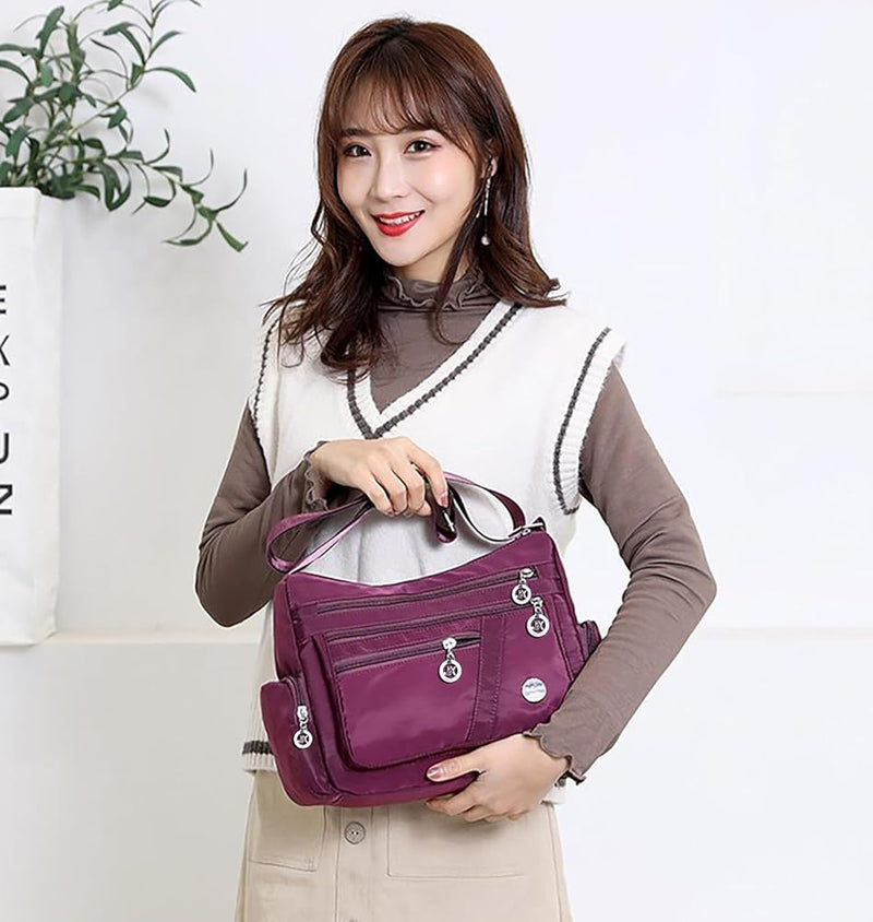 Women’s Crossbody Shoulder Bag (Purple)