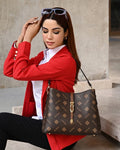 Luxury Large Capacity Bucket Shoulder Bag for Women
