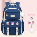 Kids Waterproof Backpack School Bag (Blue)