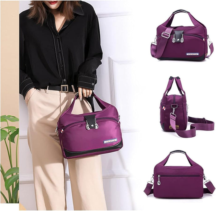 Women’s Waterproof Anti-Theft Fashion Backpack (Purple)