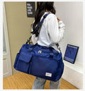 Women’s Large Capacity Travel & Gym Bag (Blue)
