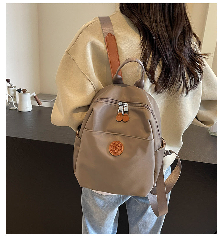 Women’s Fashion Nylon Backpack (Grey)