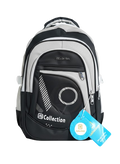Unisex Waterproof School Backpack – Lightweight (Black)
