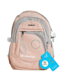 Unisex Waterproof School Backpack – Lightweight (Peach Pink)