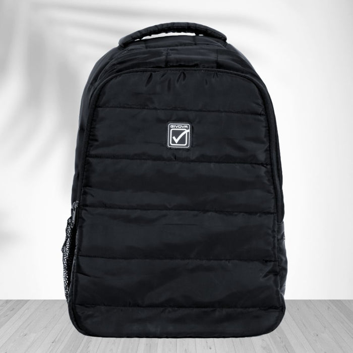 Givova Holland Quilted Waterproof Multipocket Backpack (Black)
