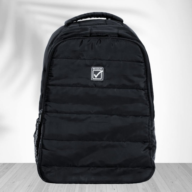 Givova Holland Quilted Waterproof Multipocket Backpack (Black)