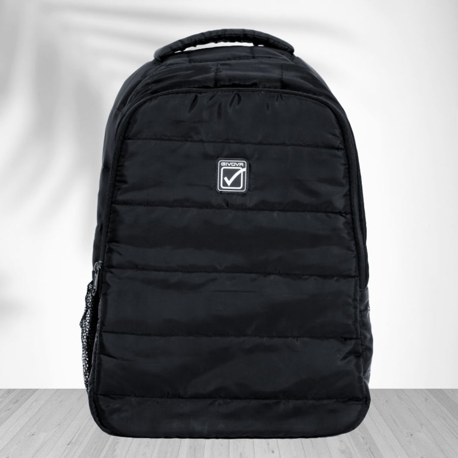 Givova Holland Quilted Waterproof Multipocket Backpack (Black)