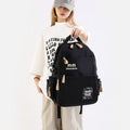 Cute Simple Casual Backpack (Black)