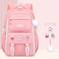 Kids Waterproof Backpack School Bag (Pink)