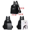 Women’s Fashion Nylon Backpack (Black)