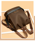 New Texture Oxford Cloth Women's Backpack (Brown)