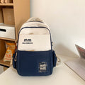 Cute Simple Casual Backpack (Blue)