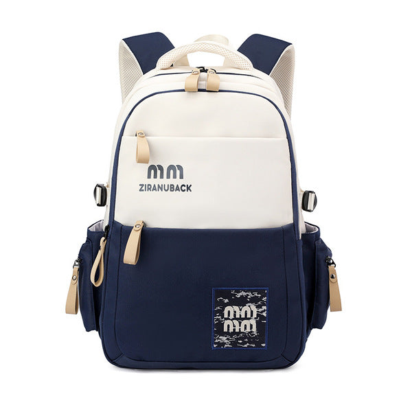 Cute Simple Casual Backpack (Blue)