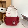 Cute Simple Casual Backpack (Red)