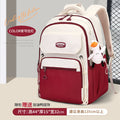 School Backpack for Middle, High School & College (RED)