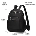 Nylon Durable Waterproof Casual Shoulde Backpack (Black)