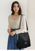 New Texture Oxford Cloth Women’s Backpack(Black)