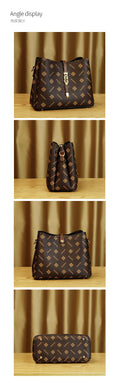 Luxury Large Capacity Bucket Shoulder Bag for Women