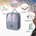 Waterproof Travel Shoe Bag (Grey)