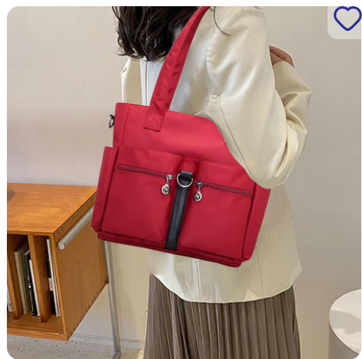 Women’s Waterproof Oxford Large Capacity Bag (Maroon)