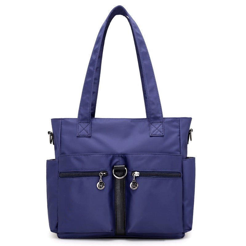 Women’s Waterproof Oxford Large Capacity Bag (Dark Blue)
