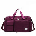 Women’s Large Capacity Travel & Gym Bag (Purple)