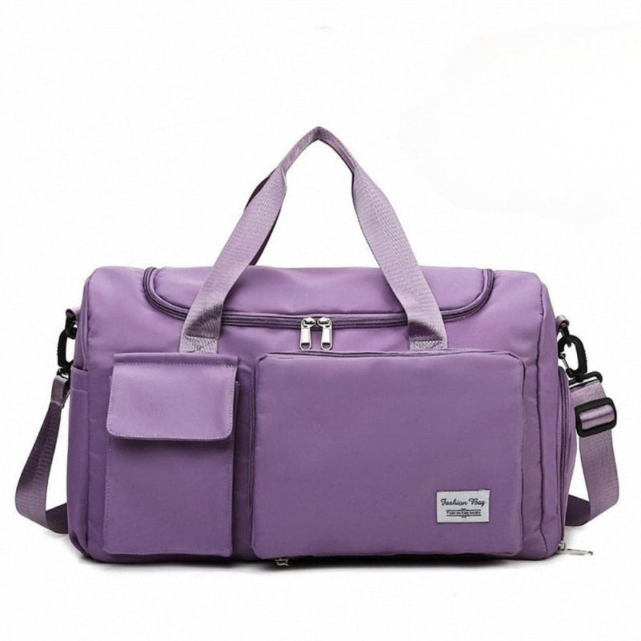 Women’s Large Capacity Travel & Gym Bag (Light Purple)