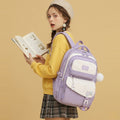 Cute Casual Premium Kids School Backpack (Purple)