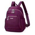 Nylon Durable Waterproof Casual Shoulde Backpack (Purple)
