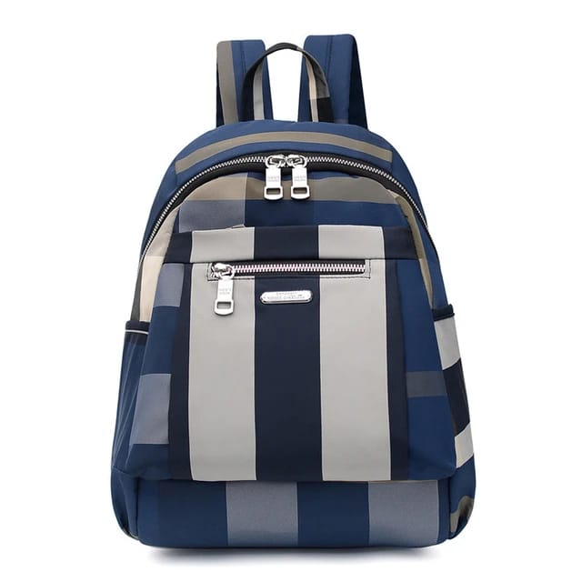 Nylon Durable Waterproof Casual Shoulde Backpack (Blue)