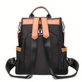 Women Large Capacity Outdoor Tote Bag ( Orange black)