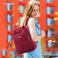 New leisure nylon ladies CHINA Bagpack (Red)
