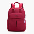 New leisure nylon ladies CHINA Bagpack (Red)