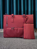 Office Travel Tote Bag with Lunch Compartment ( Color Maroon )