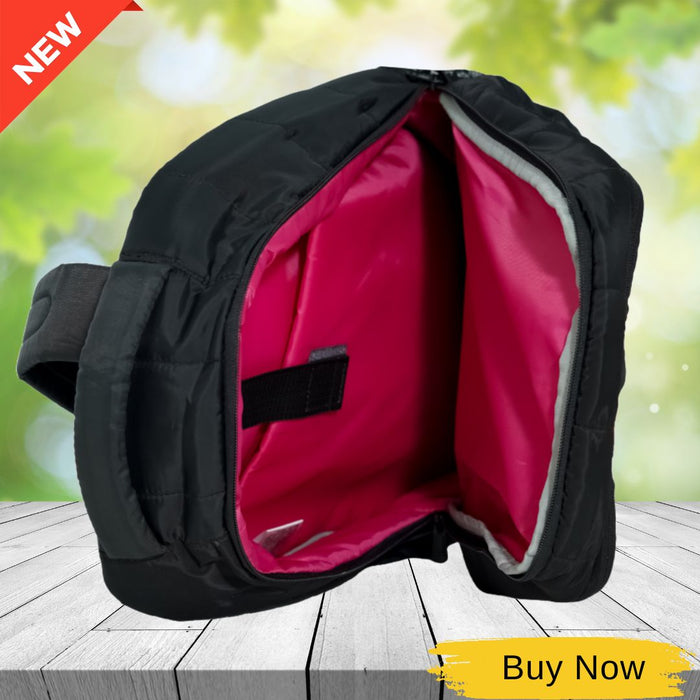 Givova Holland Quilted Waterproof Multipocket Backpack (Black)
