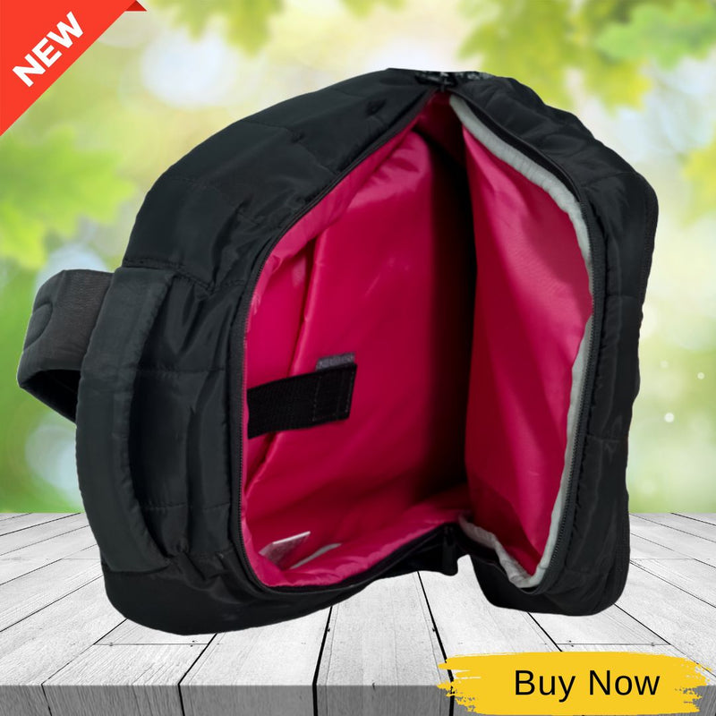 Givova Holland Quilted Waterproof Multipocket Backpack (Black)