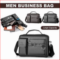 Men's Pu Leather Shoulder Bag (Black shape)